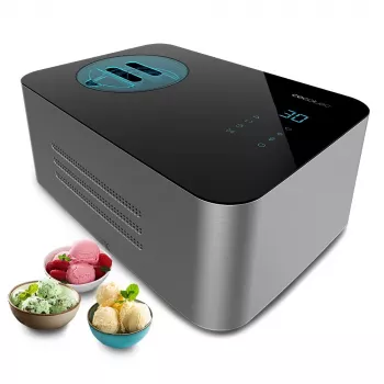 CECOTEC Gelacy 1500 Touch jäätelökone, 1,5 l, 150 W, kompressori, kosketuspaneeli, ruostumaton teräs