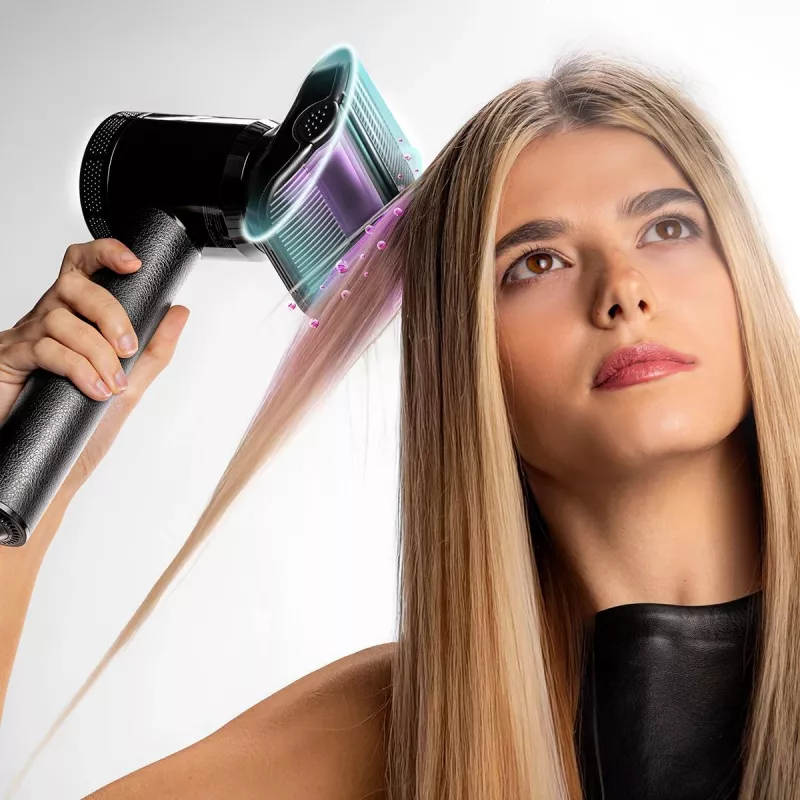 Cecotec hiustenkuivaaja DryGlam Waves i-Sensor Pro 1600 W musta diffuusorisuutin