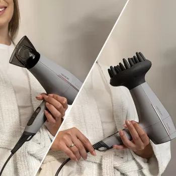 Cecotec IoniCare Power&Go Heaven 2000 W ionihiustenkuivaaja diffuusorilla, harmaa