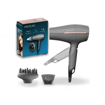 Cecotec IoniCare Power&Go Heaven 2000 W ionihiustenkuivaaja diffuusorilla, harmaa