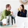 Cecotec ThermoSense 220 Steel -vedenkeitin, sähkö, 1630 W, 1,2 L, ruostumaton teräs, 360° kääntöalusta