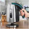 Cecotec ThermoSense 220 Steel -vedenkeitin, sähkö, 1630 W, 1,2 L, ruostumaton teräs, 360° kääntöalusta