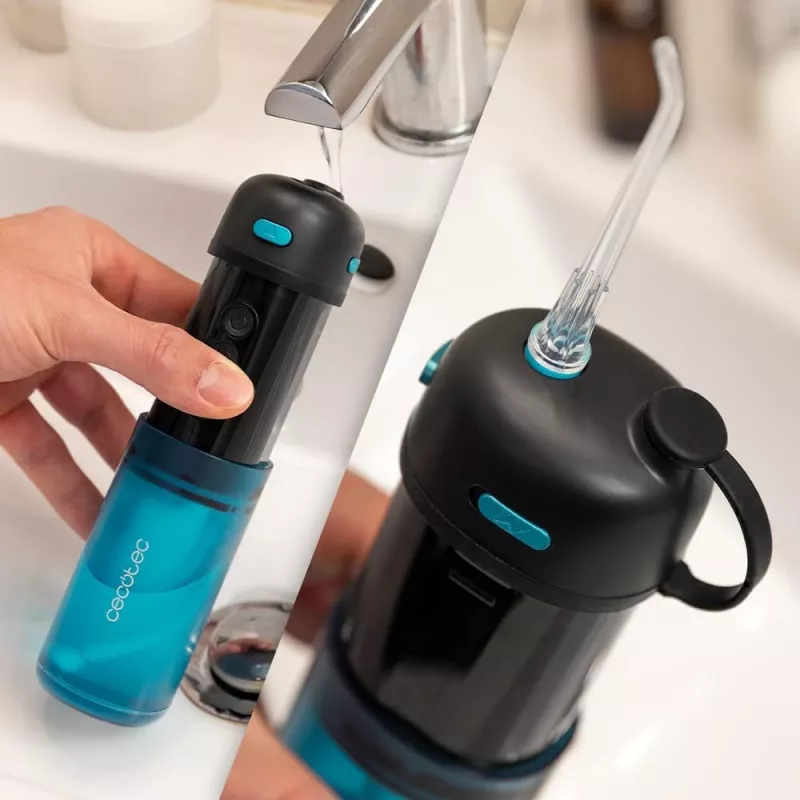 Cecotec suusuihku ToothCare Jet Splash 150 ml musta/sininen 2 suutinta