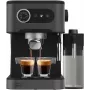 Cecotec Power Espresso 20 Pro Latte -kahvinkeitin, 20 bar pumpunpaine, integroitu maitovaahdotin, puoliautomaattinen, musta, 1350 W
