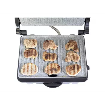 Cecotec Rock'nGrill 1000 -sähkögrilli 1000 W musta/ruostumaton teräs
