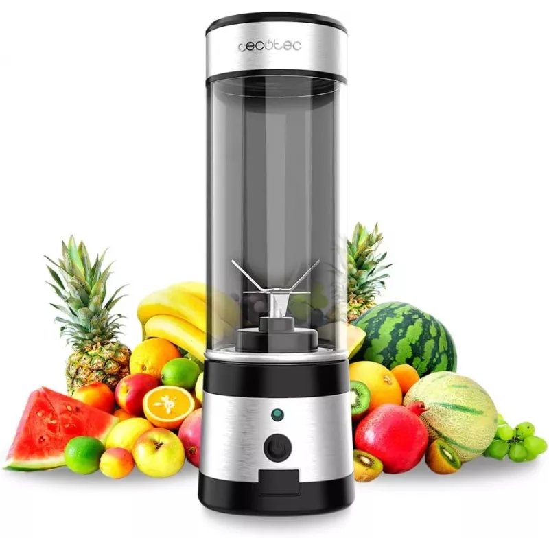 Cecotec Smoothie Blender WanderlustMix USB kannettava 126 W 0,4 L jäänmurskaus inox