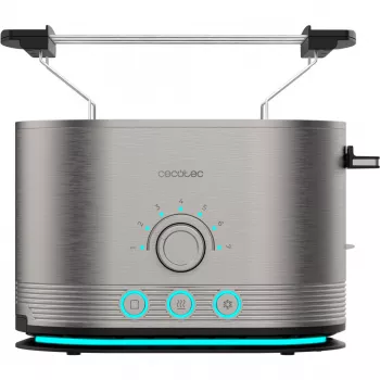 CECOTEC Shine&Toast Double -leivänpaahdin (ruostumaton teräs, 850 W, 2 viipaletta)