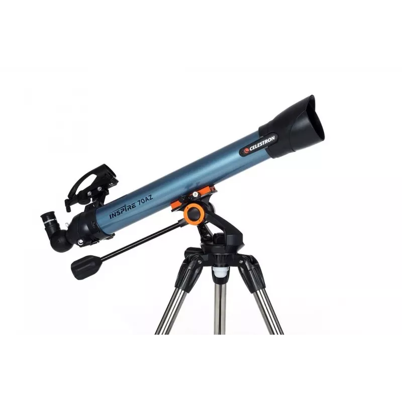 Celestron Inspire 70AZ refraktori-teleskooppi 35-kertainen suurennus musta, sininen