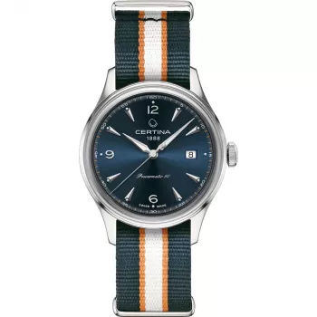 CERTINA DS Action Diver automaattikello 41 mm sininen kellotaulu NATO-ranneke C038407180470