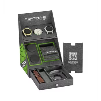 CERTINA DS Action Diver miesten automaattikello 43mm hopeinen kellotaulu harmaa NATO-ranneke C041407190310
