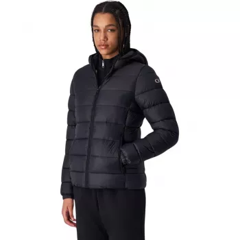 Champion huppullinen polyfill-täytteinen naisten takki, musta, M