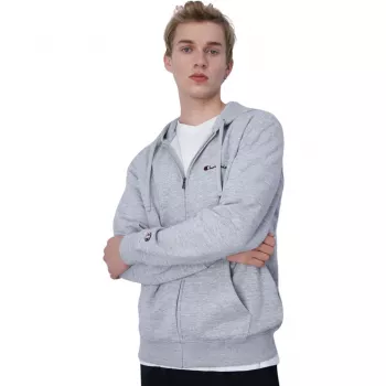 Champion miesten full-zip-huppari harmaa EM021 koko S