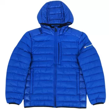 Champion miesten Powerblend Fleece täysvetoketjullinen hupputakki sininen 220340 BS008 M