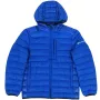 Champion miesten Powerblend Fleece täysvetoketjullinen hupputakki sininen 220340 BS008 M
