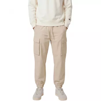 Champion miesten cargo-kangashousut beige 221867 MS041 koko M