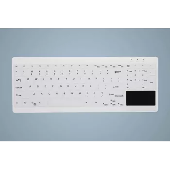 CHERRY Active Key MedicalKey AK-C7412 johdollinen USB-näppäimistö saksalainen QWERTZ-asettelu valkoinen desinfioitava IP68