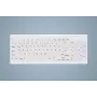 CHERRY Contour Active Key QuickClean AK-C7012 johdollinen näppäimistö, musta, QWERTY, USB, CHERRY SX Scissor Technology, 105 näppäintä, Slim Design, desinfioitava pinta