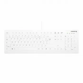 Cherry Contour Active Key QuickClean AK-C8112 lääketieteellinen USB-näppäimistö - valkoinen
