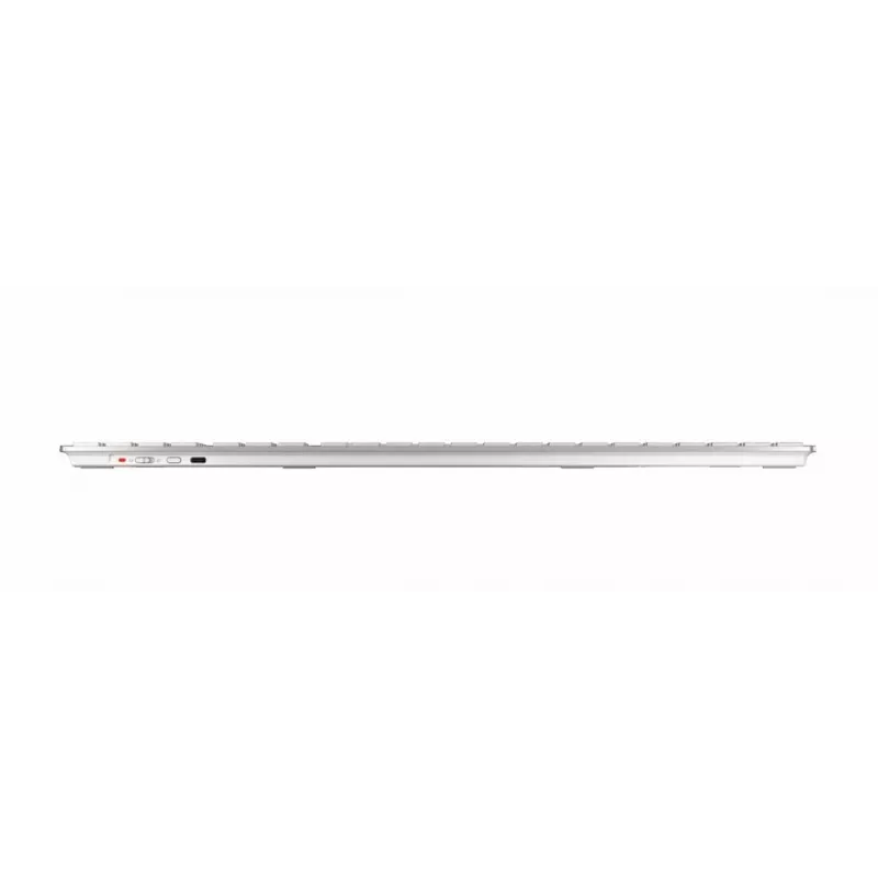 CHERRY DW 9100 SLIM langaton näppäimistö- ja hiirisetin, QWERTZ, hopea/valkoinen