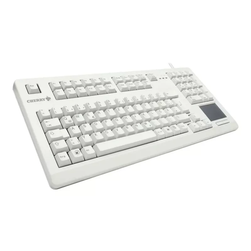 CHERRY G80-11900LUMES-0 TouchBoard kompakti näppäimistö integroidulla kosketuslevyllä, USB, musta