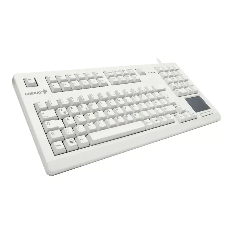 CHERRY G80-11900LUMES-0 TouchBoard kompakti näppäimistö integroidulla kosketuslevyllä, USB, musta
