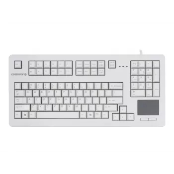 CHERRY G80-11900LUMES-0 TouchBoard kompakti näppäimistö integroidulla kosketuslevyllä, USB, musta