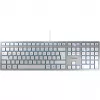 CHERRY KC 6000 SLIM SILVER johdollinen näppäimistö USB FRENCH