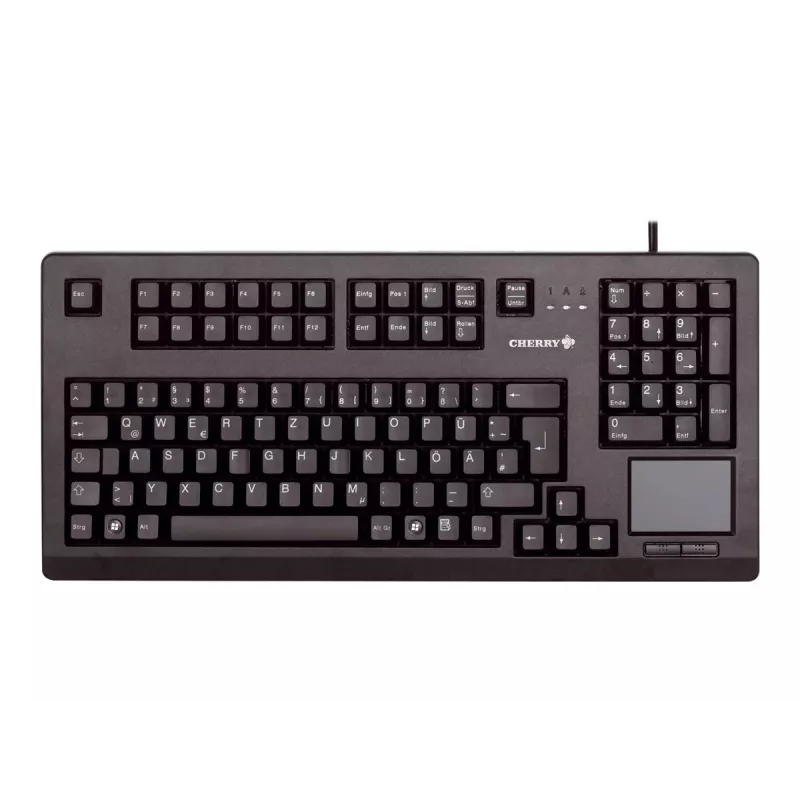 CHERRY MX11900 TouchBoard kompakti mekaaninen näppäimistö pallohiirellä, USB, US QWERTY, musta