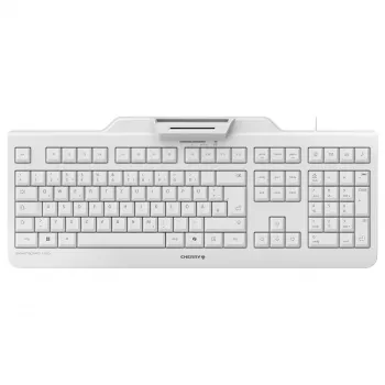 CHERRY Smart Board 1150 KB RSFlat johdollinen mekaaninen näppäimistö MSR:llä, USB, täysikoko, valkoinen (QWERTZ)