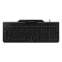 CHERRY Smart Board 1150 mekaaninen näppäimistö älykortinlukijalla, ranskalainen AZERTY, musta, USB-kaapelilla