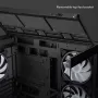 Chieftec Vista Max GX-30B-OP Mid Tower ATX -kotelo 4x ARGB-tuulettimella ja temperlasilla, musta