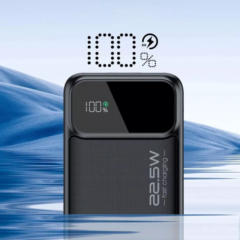 CHOETECH B732 varavirtalähde 50000 mAh 22.5W PD & QC - musta