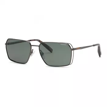 Chopard SCHG90-60568P miesten pilot-aurinkolasit - harmaat linssit, gunmetal-kehykset