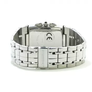 CHRONOTECH CT7018B-05M unisex-kello analoginen 28mm ruostumaton teräs hopea