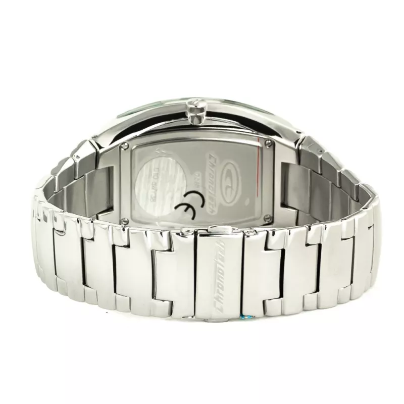 CHRONOTECH CT7065M-02M miesten analoginen kvartsikello 36 mm teräs musta kellotaulu hopeinen ranneke