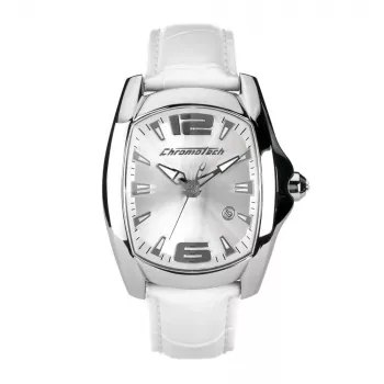 CHRONOTECH CT7107M06 miesten analoginen kvartsikello 40mm musta kellotaulu nahkaranneke