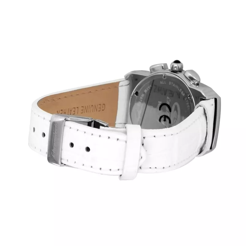 CHRONOTECH CT7280M-06 miesten kvartsi analoginen kello 38 mm ruostumaton teräs musta kellotaulu nahkaranneke