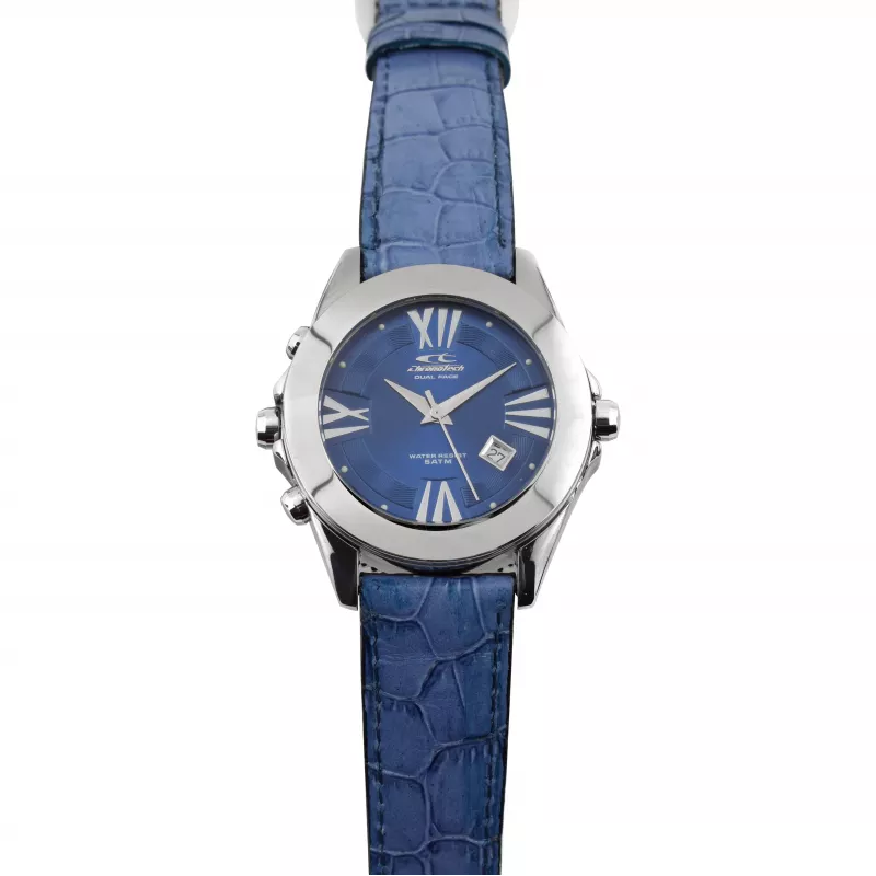 CHRONOTECH CT7686-12SS miesten rannekello ruostumaton teräs analoginen kvartsi 40 mm hopea
