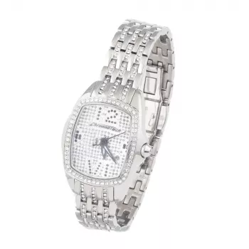 CHRONOTECH CT7930LS-39M naisten kvartsianalogikello 26mm hopea ruostumaton teräs