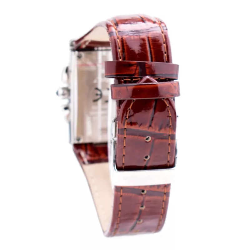 CHRONOTECH MAN CT7018M-03MT analoginen kvartsikello 33mm musta kellotaulu nahkaranneke