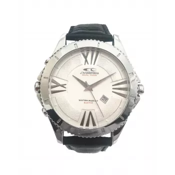 CHRONOTECH MAN CT7636M-01 48 mm ruostumaton teräs kvartsikronografi kello