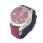 CHRONOTECH MAN CT7636M-02 50 mm kvartsikronografi-kello musta kellotaulu nahkaranneke