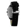 CHRONOTECH MAN CT7677M-02 analoginen kvartsikello 45mm musta kellotaulu nahkaranneke