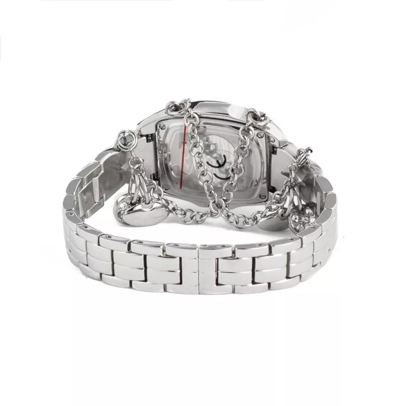 CHRONOTECH naisten CT7008LS-06M 27 mm kvartsi analoginen kello ruostumaton teräs hopea