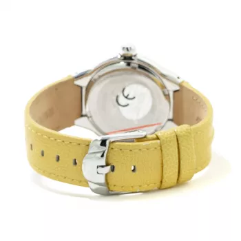 CHRONOTECH Woman CT7980L-05S 37mm kvartsi analogikello valkoinen kellotaulu valkoinen nahkaranneke