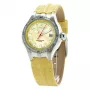 CHRONOTECH Woman CT7980L-05S 37mm kvartsi analogikello valkoinen kellotaulu valkoinen nahkaranneke