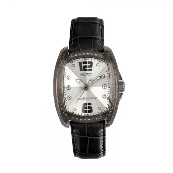 CHRONOTECH Woman RW0001 kvartsianalogikello 30 mm valkoinen nahkaranneke