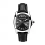 CHRONOTECH naisten kvartsi analoginen kello CT7107L02 - 30 mm ruostumaton teräskotelo, valkoinen kellotaulu, valkoinen nahkaranneke