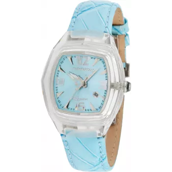 CHRONOTECH naisten kvartsi-analogikello CT7888L-01 35 mm valkoinen nahka