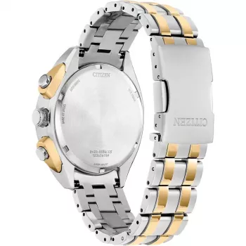 CITIZEN Eco-Drive kronografi miesten kello CA4544-53L 43 mm sininen kellotaulu ruostumaton teräs
